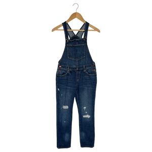 Old Navy Overalls Girls XL 14 Overalls Medium Wash Blue XL 14 Distressed Blue